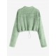 Women's Faux Fur Fluffy Mock Neck Toggle Drawstring Kangaroo Pocket Solid Color Drop Shoulder Crop Sweatshirt Women's Faux Fur Fluffy Mock Neck Toggle Drawstring Kangaroo Pocket Solid Color Drop Shoulder Crop Sweatshirt
