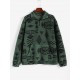 Front Pocket Fluffy Quarter Zip Ethnic Aztec Printed Sweatshirt Front Pocket Fluffy Quarter Zip Ethnic Aztec Printed Sweatshirt