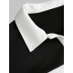 Women's Daily Athleisure Casual Style Two Tone Colorblock Toggle Drawstring Collared Long Sleeve Crop Sweatshirt Women's Daily Athleisure Casual Style Two Tone Colorblock Toggle Drawstring Collared Long Sleeve Crop Sweatshirt